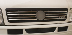 Volkswagen LT 1995–2006 Grille sierlijsten (8-delig, RVS) OmsaLine - Italiaans roestvrij staal foto 1