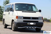 Volkswagen T4 Transporter 1990–2003 Frontbescherming met grille ST010 (RVS) foto 4