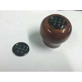 Houten pookknop foto 1