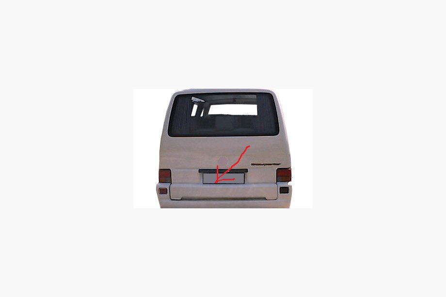 Volkswagen T4 Caravelle/Multivan 1990–2003 Achterklep afdekking (spuitklaar) Foto 1
