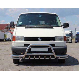 Bullbar WT003 Plus-2 (RVS) Volkswagen T4 Caravelle/Multivan 1990–2003 foto 2