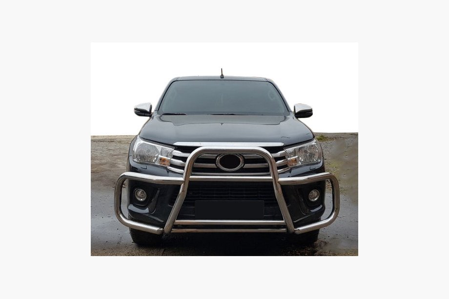 Toyota Hilux 2015– Voorbeschermbeugel F1-58 (RVS) Image