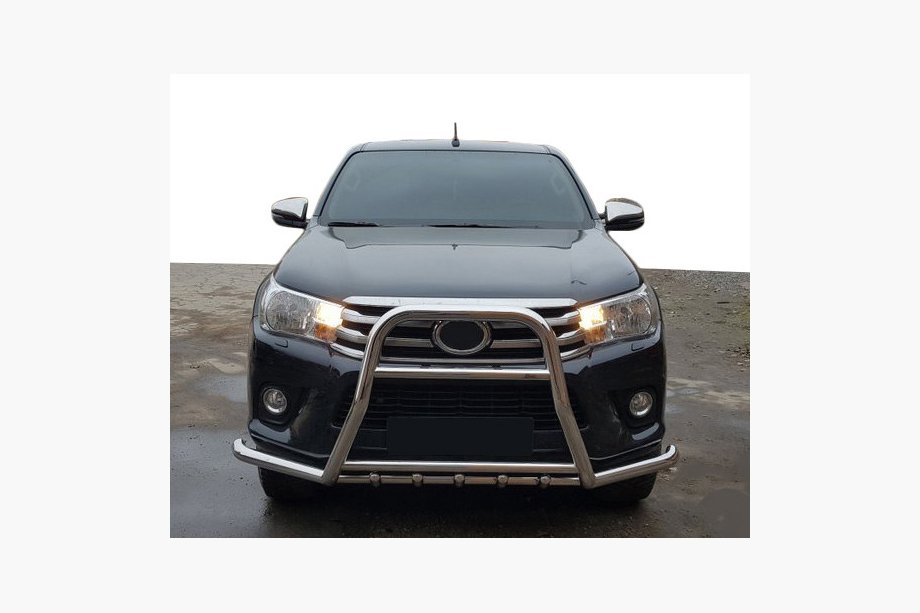 Toyota Hilux 2015– Voorbeschermbeugel F1-59 (RVS) Image