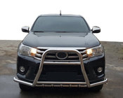 Toyota Hilux 2015– Voorbeschermbeugel F1-59 (RVS) foto 1