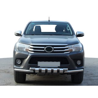 Frontbescherming F3-34 (RVS) Toyota Hilux 2015– foto 1