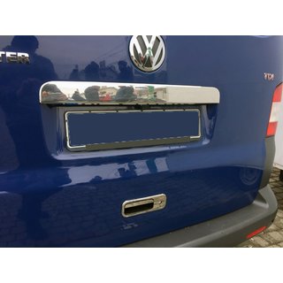 RVS sierstrip boven kenteken voor achterklep foto 1