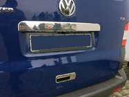 Volkswagen T5 Multivan 2003–2010 RVS sierstrip boven kenteken voor achterklep Zonder opschrift, Carmos - Turks staal foto 1