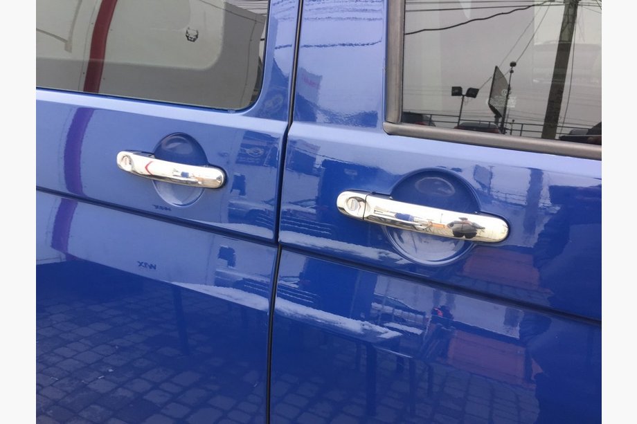 Volkswagen T5 Transporter 2003–2010 RVS deurgreep covers Set van 4 stuks. Carmos - Turks roestvrij staal Image