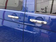 Volkswagen T5 Transporter 2003–2010 RVS deurgreep covers Set van 4 stuks. Carmos - Turks roestvrij staal foto 1