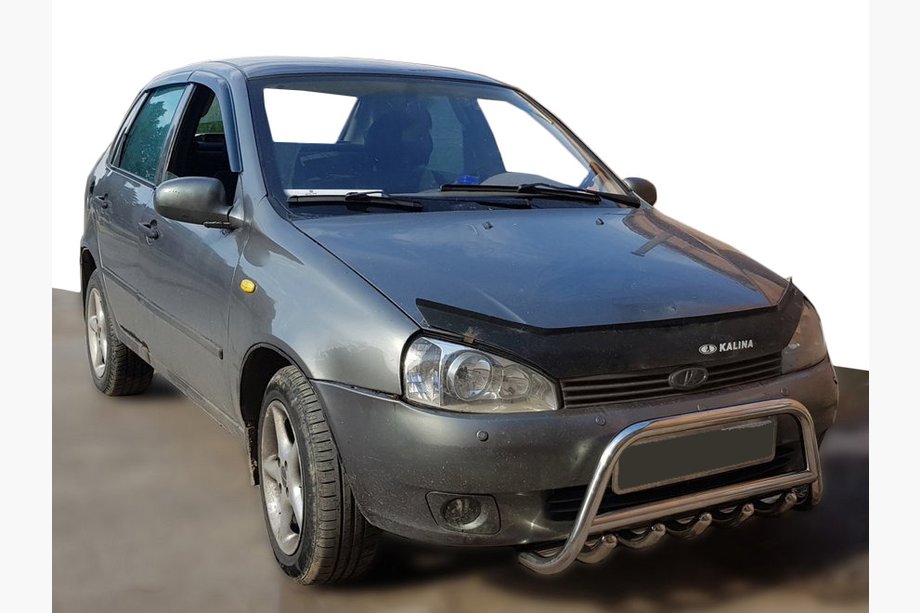 Lada Kalina 2004–2011 Bullbar WT003 (60 mm, RVS) Image