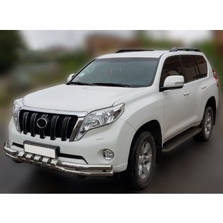 RVS voorbumperbescherming F3-31 Toyota Land Cruiser Prado 150 2009–2023 foto 1