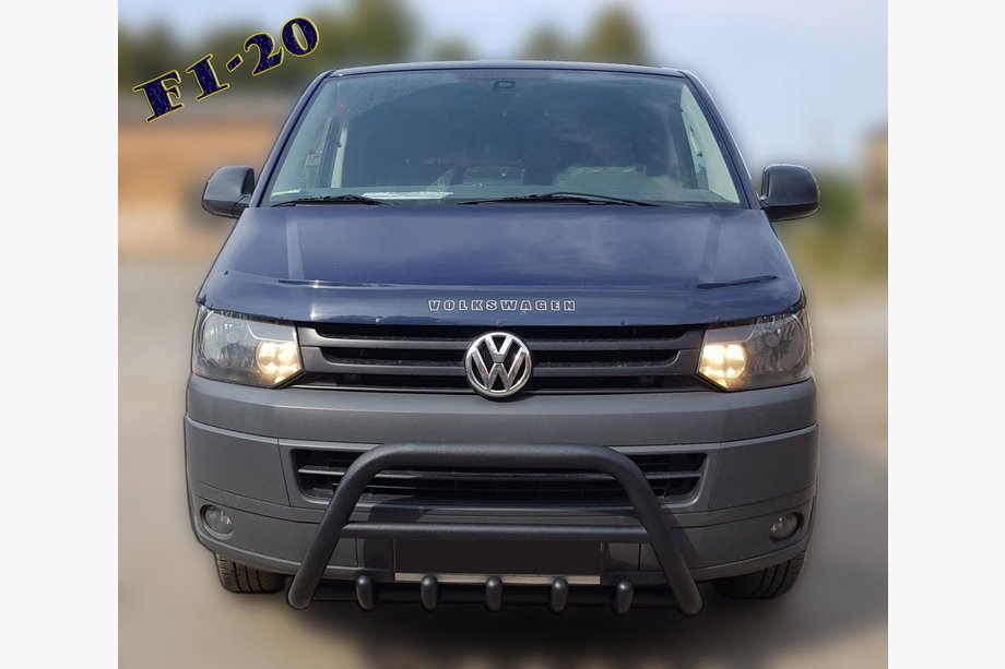 Volkswagen T5 2010–2015 Bullbar WT003 Black (RVS) Image