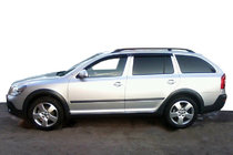 Skoda Octavia II A5 2010–2013 Raamwindschermen SW (4 stuks, Cobra) foto 1