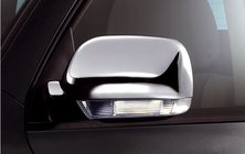Volkswagen Touareg 2002–2010 Chromen spiegelkappen 2003-2007 (2 stuks, RVS) Carmos - Turks staal foto 3