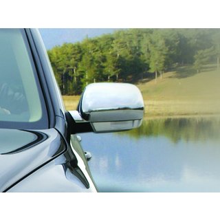 Chromen spiegelkappen 2003-2007 (2 stuks, RVS) Volkswagen Touareg 2002–2010 foto 2