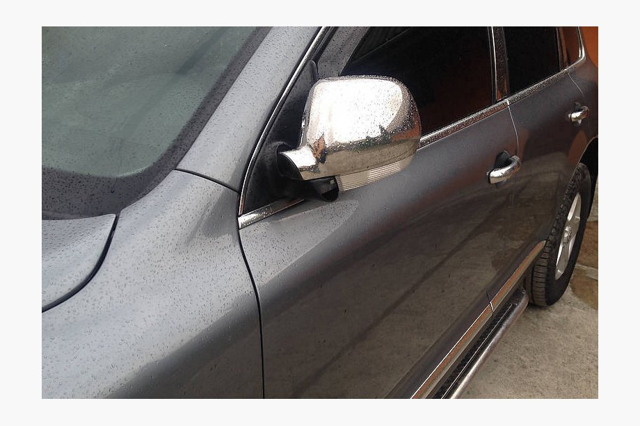 Volkswagen Touareg 2002–2010 Chromen spiegelkappen 2003-2007 (2 stuks, RVS) Carmos - Turks staal Image
