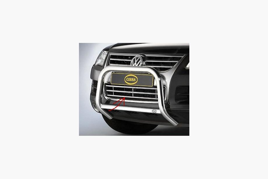 Volkswagen Touareg 2002–2010 Voorbumpergrille (RVS) Image