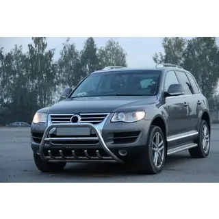 Bullbar WT003 Special (RVS) Volkswagen Touareg 2002–2010 foto 3