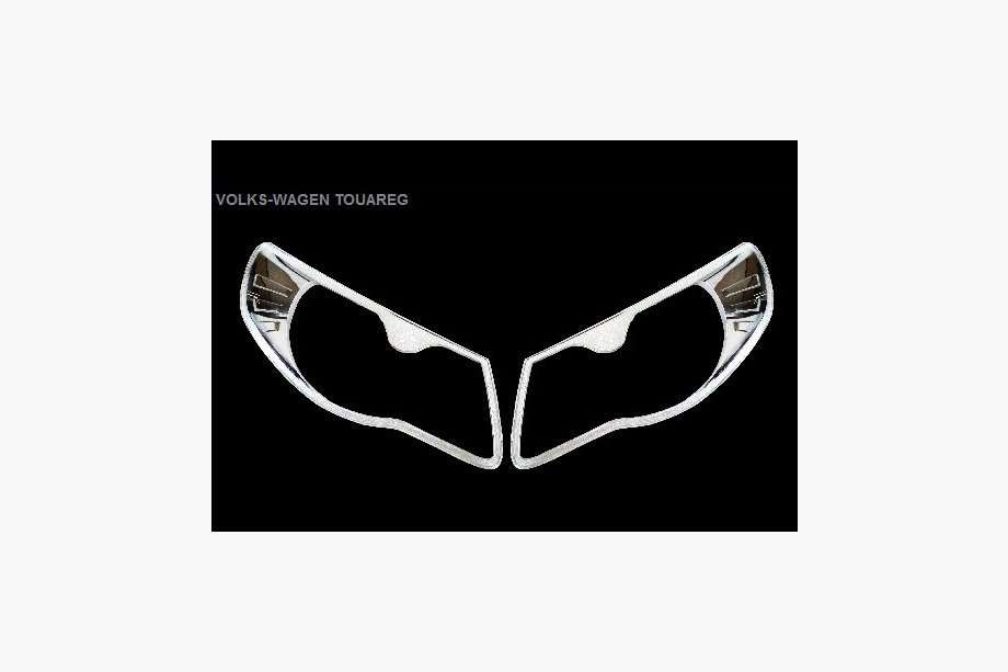 Volkswagen Touareg 2010–2018 Koplamp sierlijsten (2 st., kunststof) Image