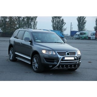 Bullbar WT003 Special (RVS) Volkswagen Touareg 2002–2010 foto 2