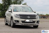 Volkswagen Tiguan 2007–2016 RVS voorbescherming ST016 foto 2