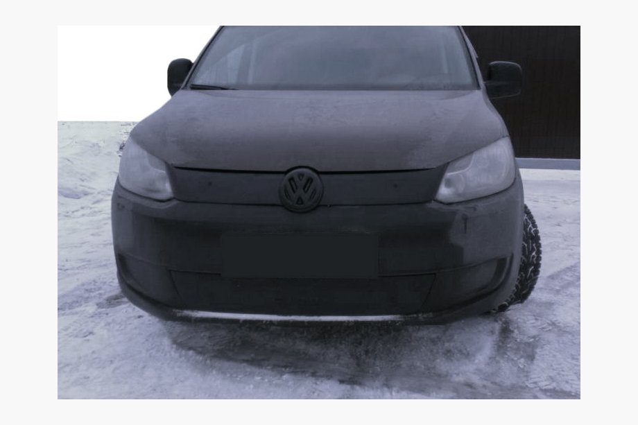 Volkswagen Caddy 2010–2015 Winterafdekking voor grille (bovenste) Glanz Foto 3