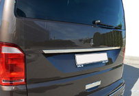 Volkswagen T6 2015–2024 RVS sierstrip boven kentekenplaat Carmos - Turks staal foto 1