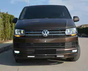 Volkswagen T6 2015–2024 Frontbumper lipspoiler Sport 2-LED 2015-2018 (spuitklaar) foto 6