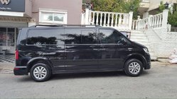 Volkswagen T5 Multivan 2003–2010 Skyport dakrails (zwart) foto 2