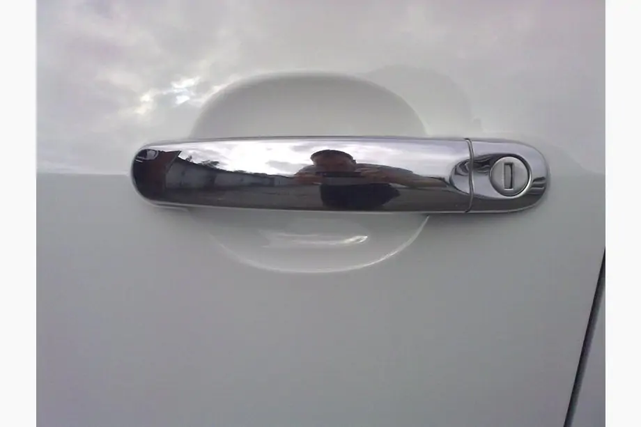 Volkswagen Golf Plus 2004–2014 Deurgreep covers (set 4 stuks, RVS) Foto 3