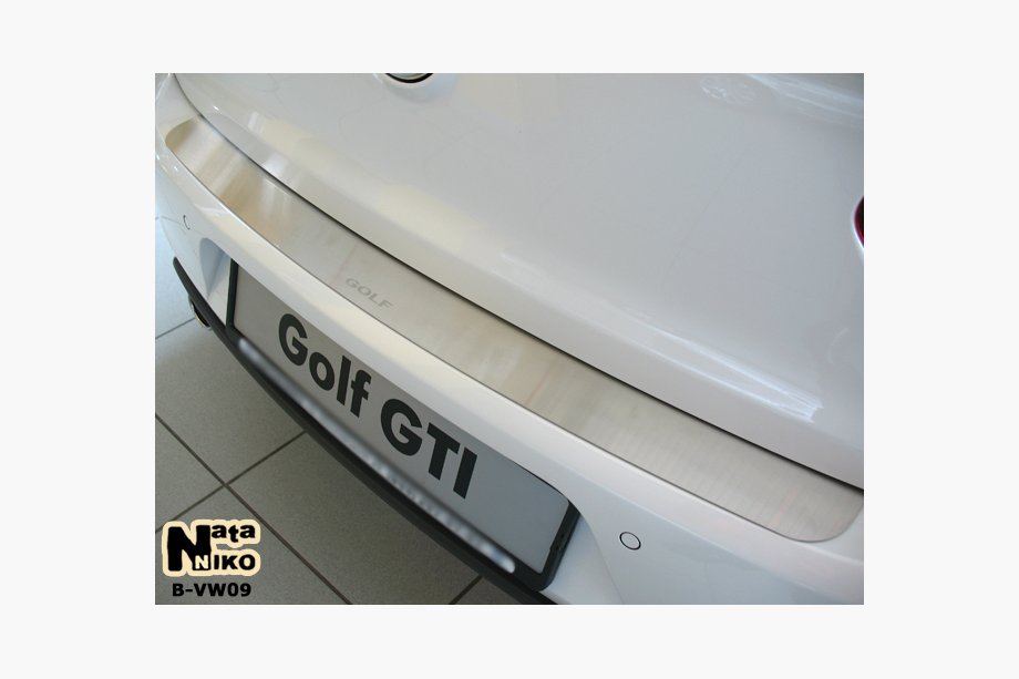 Volkswagen Golf 6 2008–2014 Nataniko RVS achterbumper beschermlijst Hatchback Image