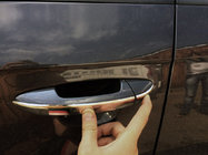 Volkswagen Passat СС 2008–2017 Platte deurgreep covers (set van 4, RVS) foto 1