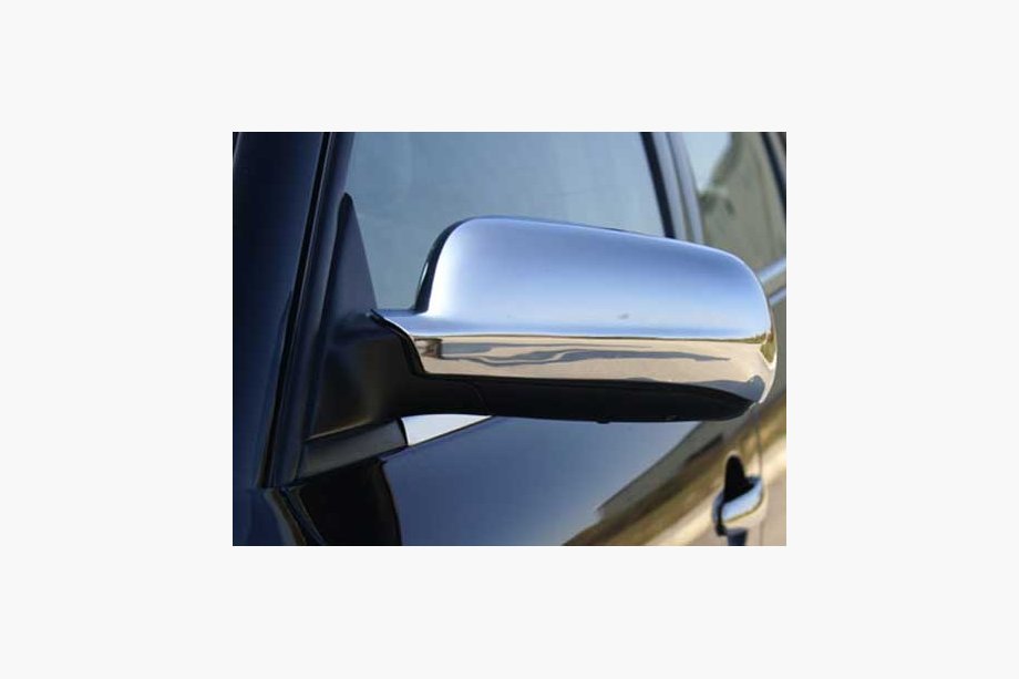 Volkswagen Golf 4 1997–2006 Spiegelkappen set (2 stuks) Gepolijst roestvrij staal Foto 9