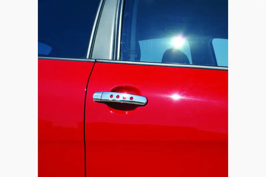 Seat Leon 2005–2012 RVS deurgreepkappen met perforatie Image