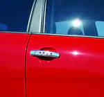 Seat Leon 2005–2012 RVS deurgreepkappen met perforatie foto 1