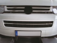Volkswagen T5 2010–2015 RVS afdekking voor bumperrooster Carmos - Turks staal foto 5
