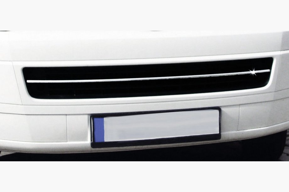 Volkswagen T5 Multivan 2003–2010 Afdekking voor onderste grille (RVS) Foto 3