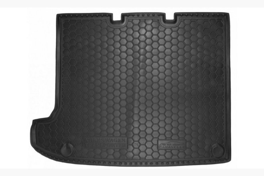 Volkswagen T5 2010–2015 Rubberen kofferbakmat lang, zonder achterkachel Caravelle (Autogumm) Image