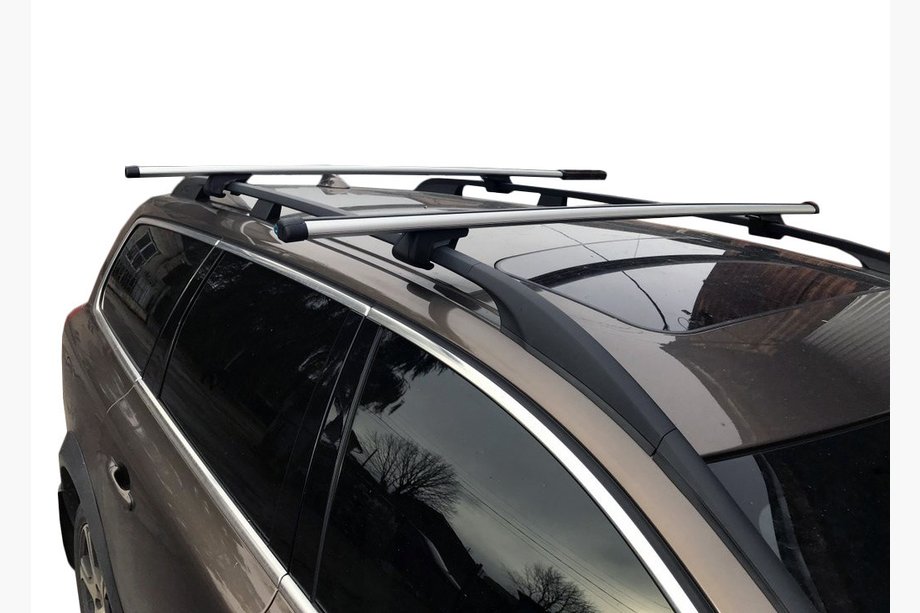 Volkswagen T5 2010–2015 Afsluitbare dwarsdragers bovenop dakrails (2 stuks) Image