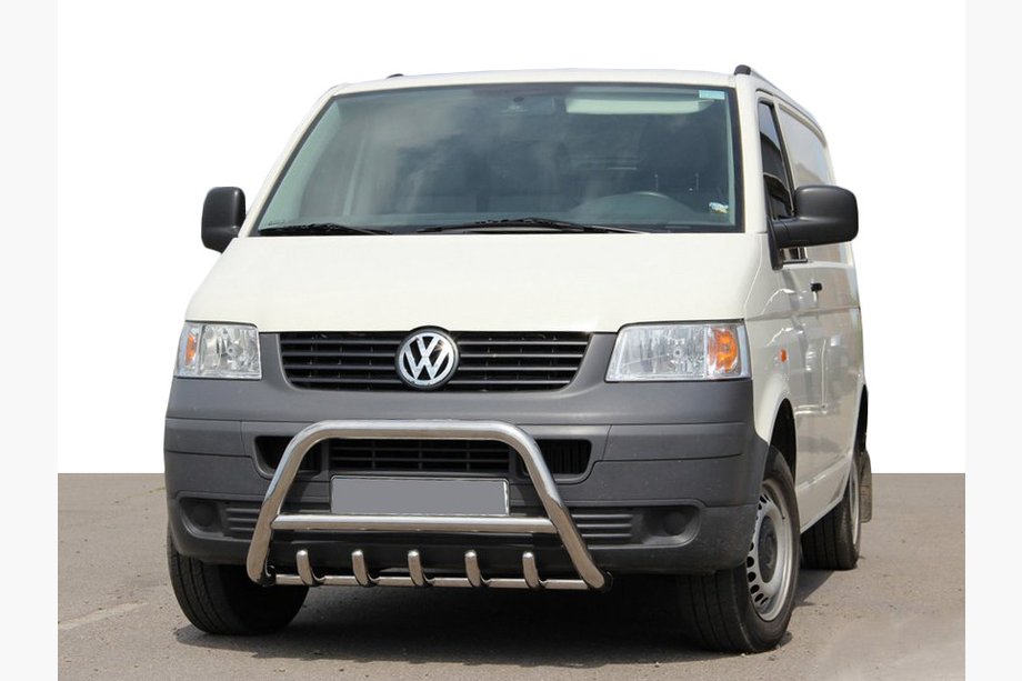 Volkswagen T5 Transporter 2003–2010 Bullbar WT003 (RVS) Foto 2