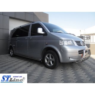 Bullbar WT003 (RVS) Volkswagen T5 Caravelle 2004–2010 foto 3