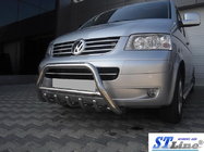 Volkswagen T5 Caravelle 2004–2010 Bullbar WT003 (RVS) 60 mm, met opschrift foto 5