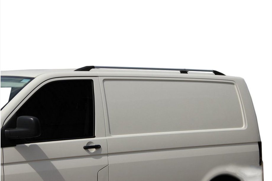Volkswagen T6 2015–2024 Chromen dakrails Korte wielbasis, metalen voeten Image