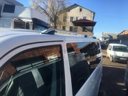 Volkswagen T5 Multivan 2003–2010 Dakrails CROWN (mat grijs) foto 5