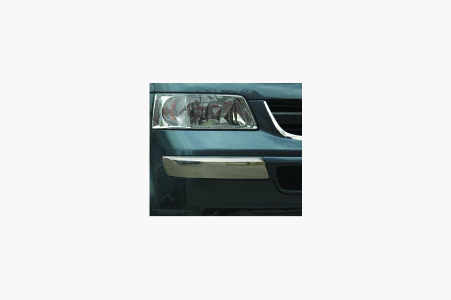 Volkswagen T5 Transporter 2003–2010 Bumperhoekbeschermers voor voorbumper (2 st., RVS) Image