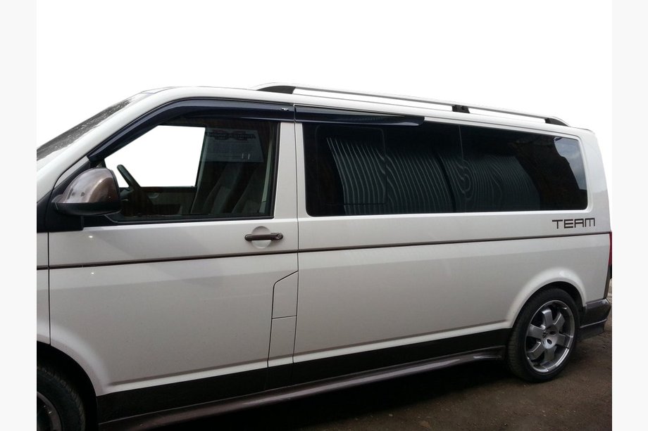 Volkswagen T6 2015–2024 Dakrails CROWN (mat grijs) Korte wielbasis Foto 5