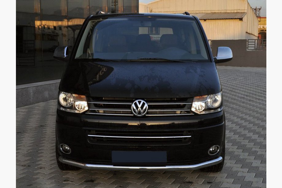 Volkswagen T5 2010–2015 Voorbescherming (RVS) Image
