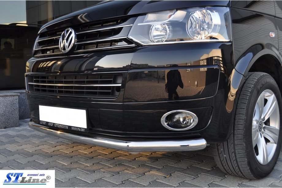 Volkswagen T5 2010–2015 Voorbescherming (RVS) 51 mm Foto 3