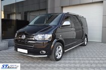 Volkswagen T5 2010–2015 Voorbescherming (RVS) foto 4