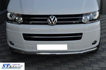 Volkswagen T5 2010–2015 Voorbescherming (RVS) foto 5